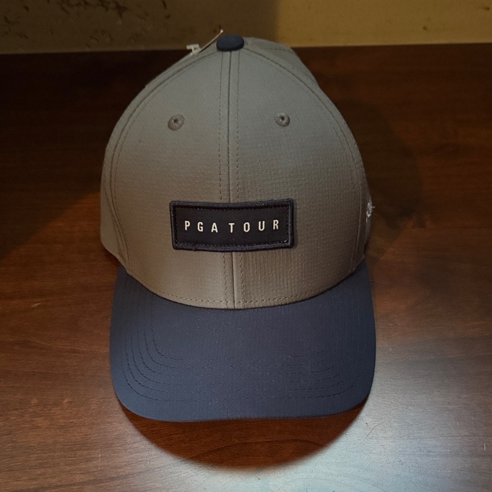 PGA Tour Gray and Navy Hat